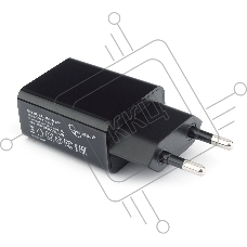 Адаптер питания Cablexpert MP3A-PC-25 100/220V - 5V USB 1 порт, 2A, черный