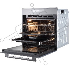 Духовой шкаф Korting OKB 1331 GBXGr серое стекло + черная нержавеющая сталь
