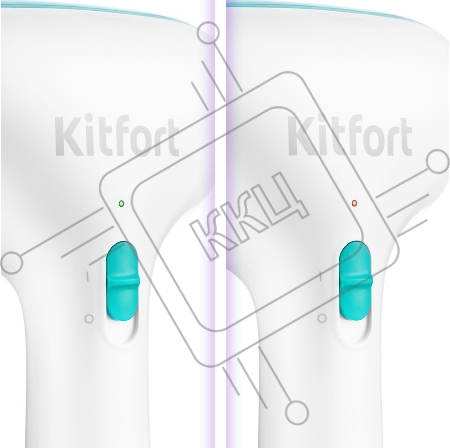 Отпариватель ручной KitFort КТ-998-3,  бирюзовый  / белый