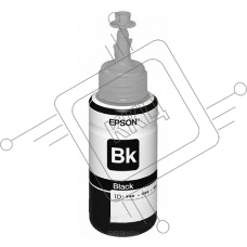 Чернила Epson T6641 (C13T66414A) черный (70 мл.) для  L100/L110/L120/L132/ L200/L210/L222/ L300/L312/L350/L355/L362/L366/ L456/L550/L555/L1300
