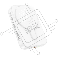 Портативный аккумулятор Powerbank HOCO J117A с быстрой беспроводной зарядкой (магнитный), белый