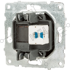 Ovivo Механизм роз. комп. 1-местн. (RJ45 CAT6), антрацит, 600-000313-229