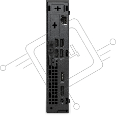 Неттоп Dell Pro QCM1250 Micro i7 14700T (1.3) 16Gb SSD512Gb UHDG 770 Windows 11 Pro GbitEth WiFi BT 90W мышь клавиатура черный (DPM-7621)