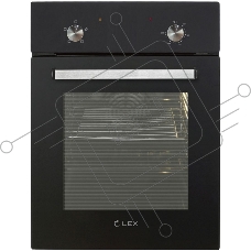 Духовой шкаф Электрический Lex EDM 4540 BL черный, встраиваемый