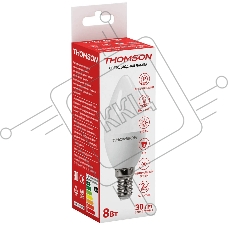 Лампа светодиодная Hiper THOMSON LED CANDLE 8W 670Lm E14 4000K TH-B2016