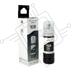 Чернила NVPrint 108 (NV-C13T09C14A) для Epson L8050, L18050 (70 мл) черный (в коробке) совместимые