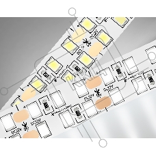 Светодиодная лента Ambrella light GS1702 2835 240Led/ 24W m/ 12V IP20 4500K/ 5000*14*1.2mm (2 конт.)