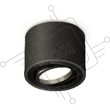 Светильник Ambrella Light XS7511002 SBK/PBK черный песок/черный полированный MR16 GU5.3 (C7511, N7002)