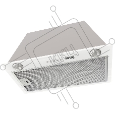 Вытяжка встраиваемая Korting KHI 6530 W белый, 52 см, 450 куб. м/ч, 52 дБ