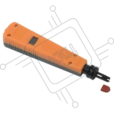 Инструмент ударный ITK TI1-G110-P для IDC Krone/110 оранж-серый
