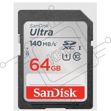 Карта памяти SANDISK SDXC 64GB UHS-I SDSDUNB-064G-GN6IN