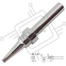 Жало для паяльника Quick QK200-T-1,6D