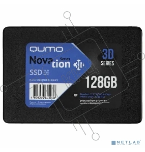 Накопитель SSD 128GB QUMO Novation TLC 3D 2.5