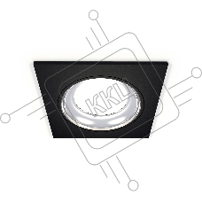 Комплект встраиваемого светильника Ambrella light XC7632061 SBK/PSL черный песок/серебро полированное MR16 GU5.3 (C7632, N7023)