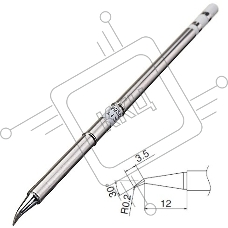 Жало для паяльника Hakko T12-J02