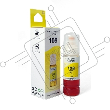 Чернила NVPrint 108 (NV-C13T09C44A) для Epson L8050, L18050 (70 мл) Yellow (в коробке) совместимые