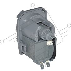 Сливной насос (помпа) для посудомоечной машины HANYU 30W (4 защелки) 556915, 49034409