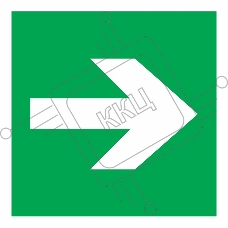 Наклейка эвакуационный знак 
