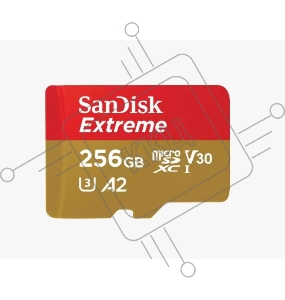 Флеш карта microSD 256GB SanDisk microSDXC Class 10 UHS-I A2 C10 V30 U3 Extreme 190MB/s