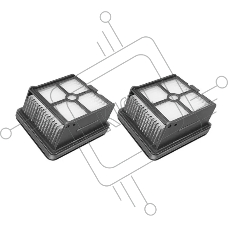 Комплект фильтров для пылесоса Dreame H11, H11 Max, H12, H12 Core - 2 шт