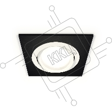 Комплект встраиваемого поворотного светильника Ambrella light XC7632080 SBK/SWH черный песок/белый песок MR16 GU5.3 (C7632, N7001)