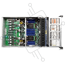 Серверная платформа Gooxi SY4108G-D12R-G4 GPU solution 4U 12bay server platform based on Intel Gen 4th, 4* 2700W PSU, 8* cable for H100 etc., rail kits, EU power cables, OCP slot X16