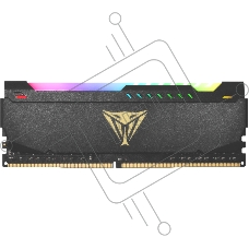 Оперативная память Patriot Viper Steel, DDR4, 32GB (1x32GB), 3200MHz, CL18, с радиатором, RGB, черный