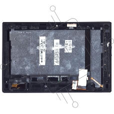 Модуль (матрица + тачскрин) для Sony Xperia Tablet Z черный с рамкой