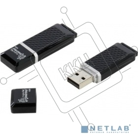 Флэш память Smartbuy USB Drive 8Gb Quartz series Black SB8GBQZ-K