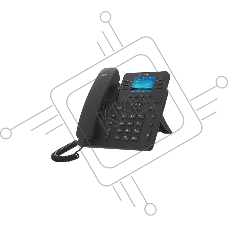 IP-телефон Flat-Phone B6: 6 SIP-аккаунтов, 2 порта 10/100/1000BASE-T (RJ-45), ЖК-дисплей, PoE