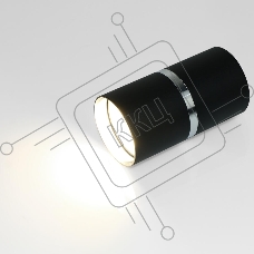 Спот GWL-GU10-M-IP20 Черный+ Серебряное кольцо Диаметр