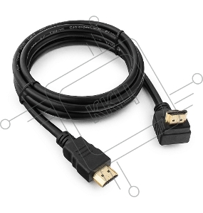 Кабель HDMI Cablexpert CC-HDMI490-6, 19M/19M, v2.0, медь, позол.разъемы, экран, угловой, 1.8м, черный, пакет