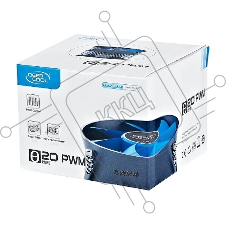 Кулер Deepcool THETA 20 PWM Soc-1150/1155/1156/ 4-pin 17.8-32.5dB Al 375.5gr Ret