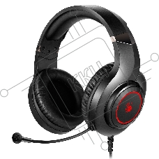 Наушники с микрофоном A4 Bloody G220S черный 2м мониторные USB оголовье (G220S USB/ BLACK)