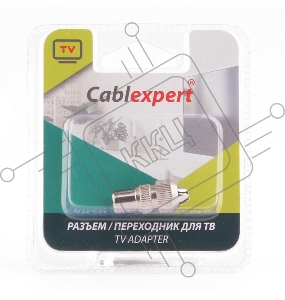 Разьем Cablexpert TVPL-03, TV (папа), блистер
