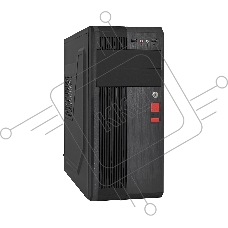 Компьютерный корпус Miditower ExeGate UN-605B Black, ATX, <UN350, 120mm>, 2*USB, Audio, замок блокировки кнопки питания