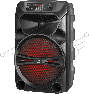 Портативная акустика G110 12Вт, Light/BT/FM/USB/LED/AUX DEFENDER
