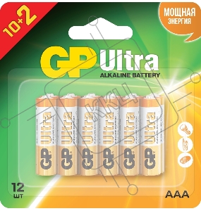 Батарея GP Ultra 24AU-2CR12 AAA (12шт) блистер