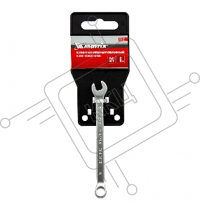 Ключ комбинированный, 6 мм, CrV, матовый хром// Matrix