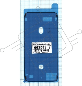 Водозащитная прокладка (проклейка) для iPhone 7 Plus, черная