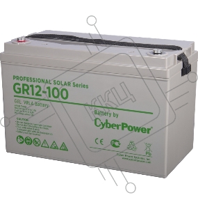 Аккумуляторная батарея PS solar (gel) CyberPower GR 12-100 / 12 В 100 Ач Battery CyberPower Professional solar series (gel) GR 12-100 / 12V 100 Ah