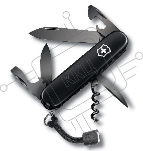 Нож перочинный Victorinox Spartan Onyx Black (1.3603.31P) 91мм 12функц. черный карт.коробка