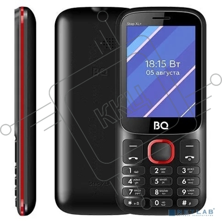 Мобильный телефон BQ 2820 Step XL+ Black+Red. SC6531E, 1, 208MHZ, ThreadX, 32 Mb, 32 Mb, 2G GSM 850/900/1800/1900, Bluetooth Версия 2.1 Экран: 2.8 