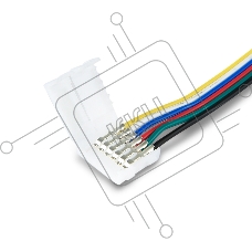GS7851 Соединитель гибкий двухсторонний 5050 12/24V (6 конт.) (5шт)