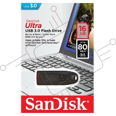 Флешка USB Sandisk 16Gb Ultra SDCZ48-016G-U46 USB3.0 черный