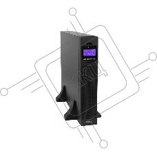 Источник бесперебойного питания POWERMAN Online 1000 RT, LCD