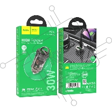 Автомобильное зарядное устройство Hoco Z53A 30Вт, USB, Type-C, черный, коробка