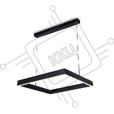 Светильник Ambrella light FA6626 BK черный 65W 600*600*720 (ПДУ РАДИО 2.4G)