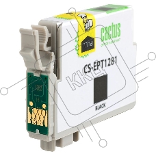 Картридж струйный Cactus CS-EPT1281 (T1281) черный (10 мл) для Epson Stylus S22/S125/SX420/SX425/Office BX305