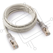 Патч-корд FTP Cablexpert кат.5e, 2м, литой, многожильный (серый)